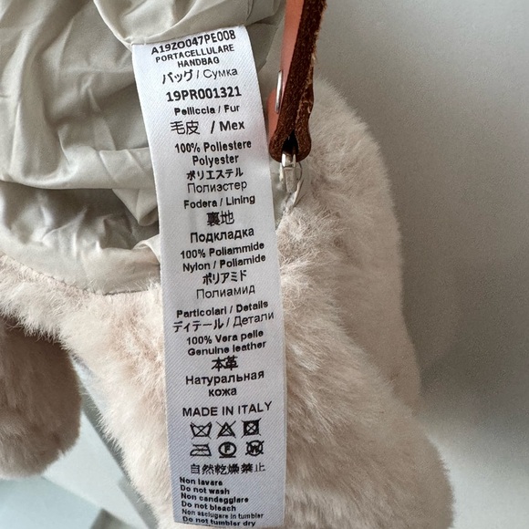 IL Gufo Furry Bunny Shoulder Bag. NEW - Picture 8 of 8